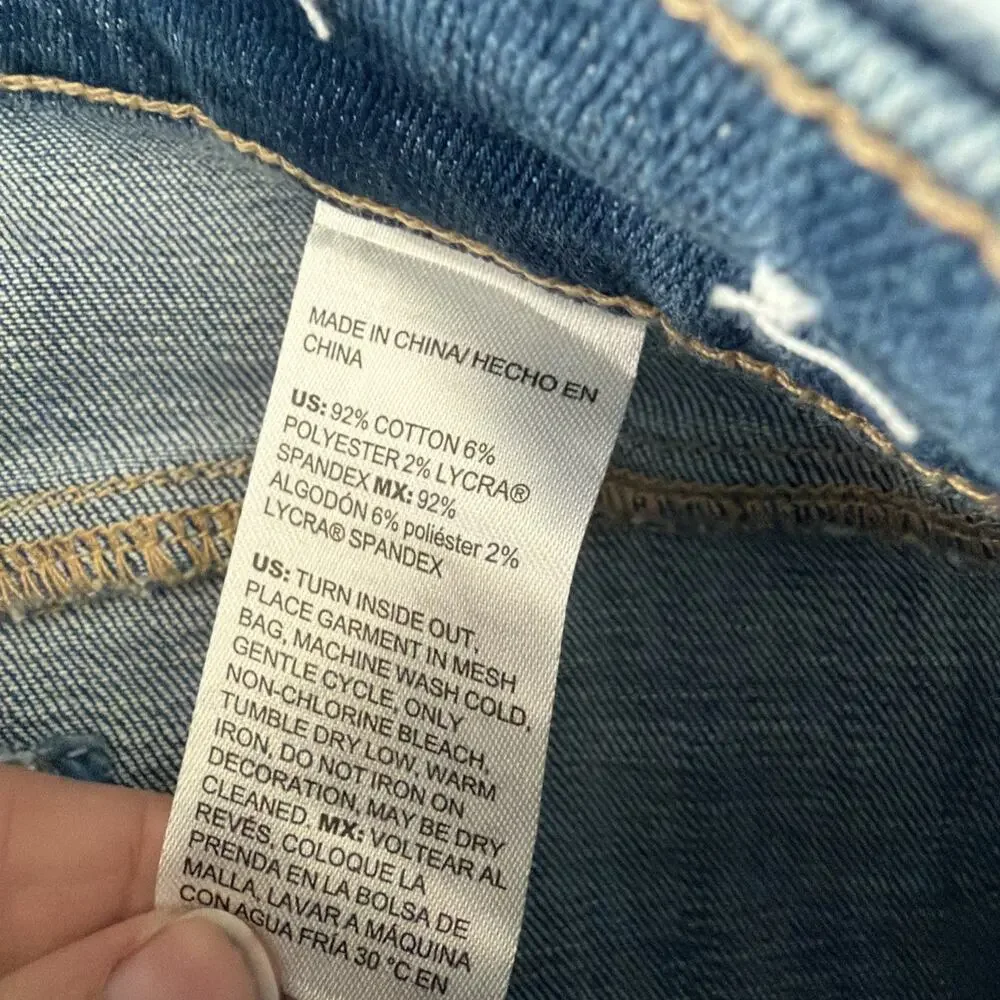 Chico’s 14 Large So Slimming Girlfriend Slim Leg ankle glitter sequin rhinestone - Picture 9 of 12